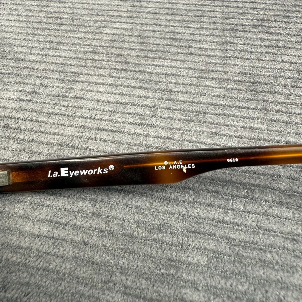 l.a.Eyeworks Thunder 159442 Tortoise Gold Eyeglasses‎ Frames Japan Handcrafted